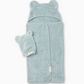 Hooded Towel + Wash Mitt Set