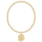 Classic Gold 3mm Bracelet - Inspire America Gold Disc