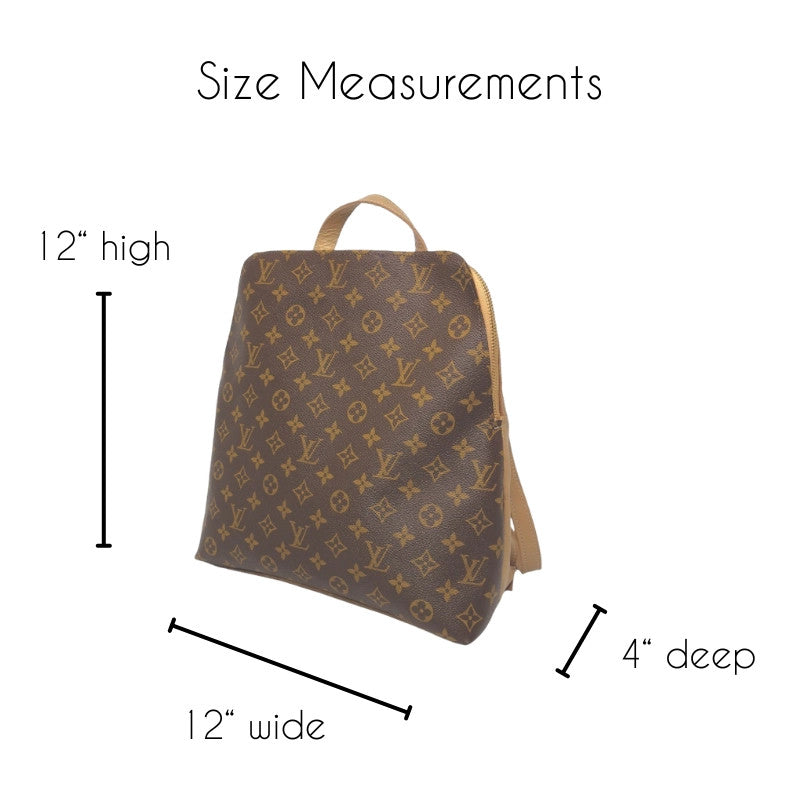 Beaudin Riley backpack dimensions: 12 inches high, 12 inches wide and 4 inches deep