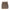 Front view of Beaudin Riley backpack in bronze with full monogram panel