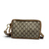 Beaudin Designs Bella Belt Bag in Mocha Mousse with upcycled interlock full-front canvas