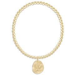Extends Classic Gold 3mm Bracelet - Inspire America Gold Disc