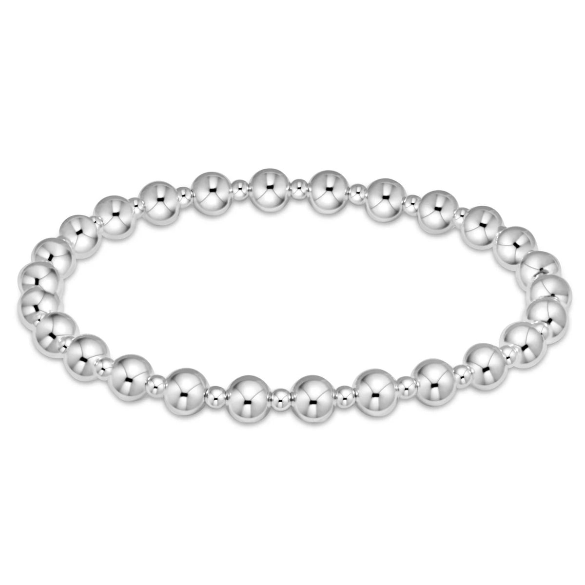 enewton Extends - Classic Grateful Pattern 5mm Bead Bracelet - Sterling