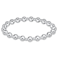 enewton Extends - Classic Grateful Pattern 6mm Bead Bracelet - Sterling