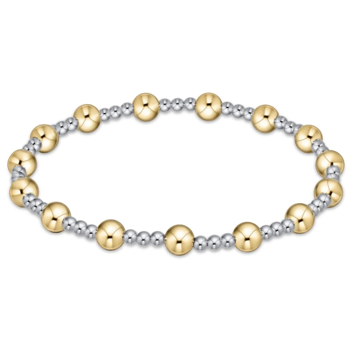 enewton Extends - Classic Sincerity Pattern 5mm Bead Bracelet - Mixed Metal