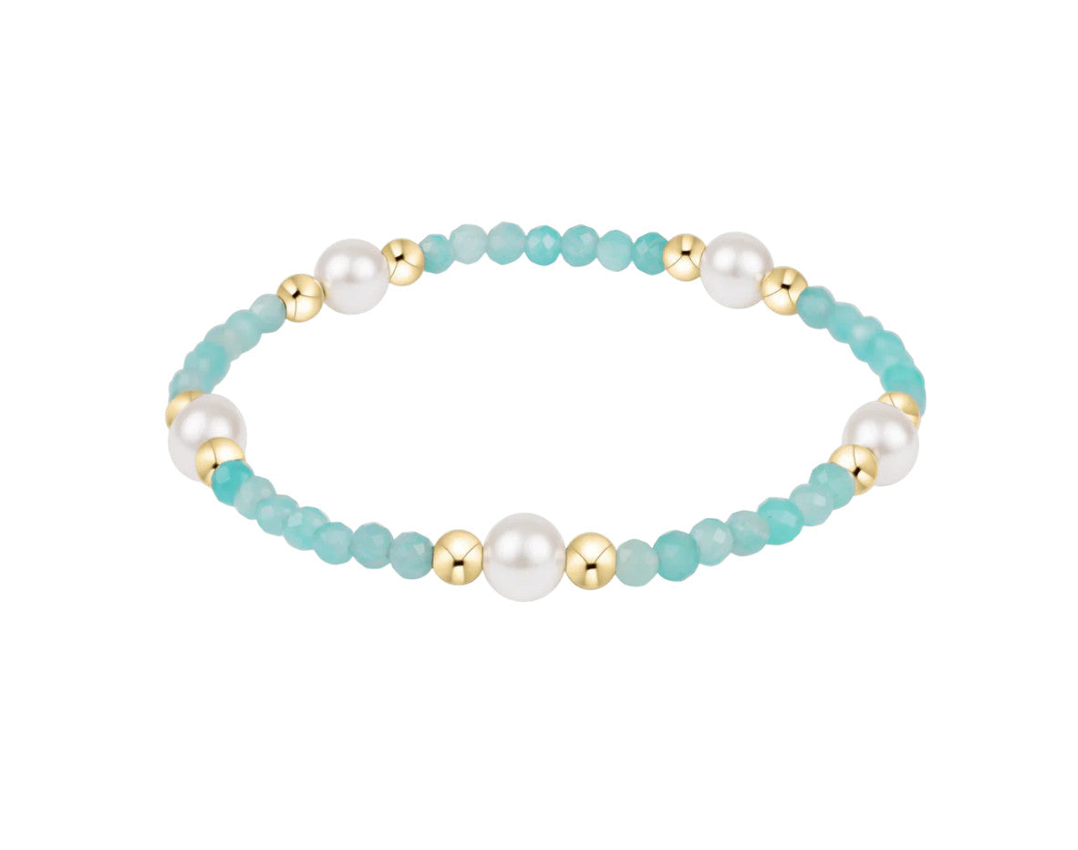 Extends Purpose Pearl 6mm Gem Bracelet