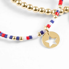 Extends Hope Unwritten Bracelet - Firecracker - Star Small Gold Disc