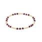 Gemstone Gold Joy Pattern 3mm Bead Bracelet