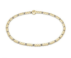 Hope Sincerity Pattern 2mm Bead Bracelet