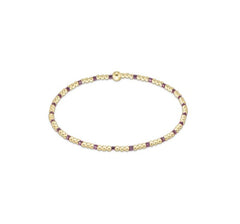 Hope Sincerity Pattern 2mm Bead Bracelet