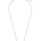 Elisa Silver Pendant Necklace - Light Blue Illusion Chain View