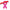 Bogg Bag Bogg bit featuring an October breast cancer awareness pink ribbon