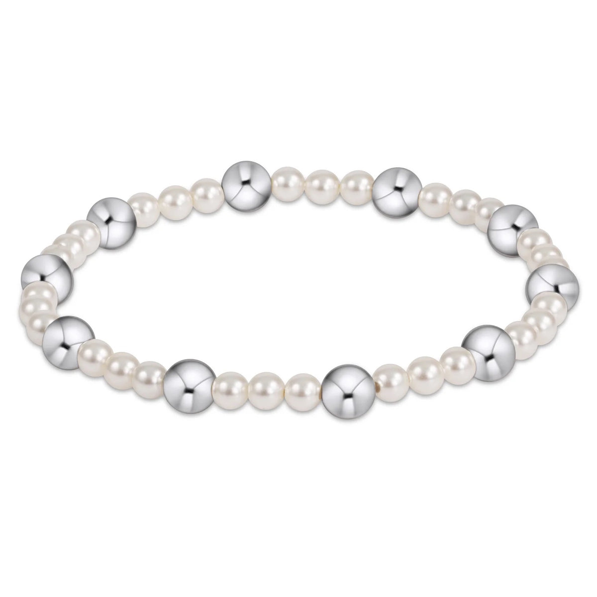 Pearl Sincerity Pattern 4mm Bead Bracelet