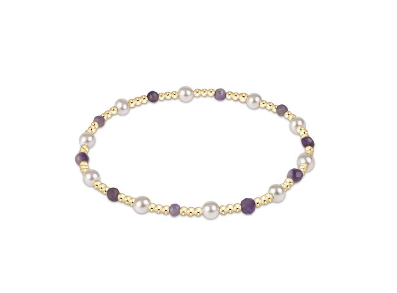 Pearl Sincerity Pattern 4mm Bead Bracelet