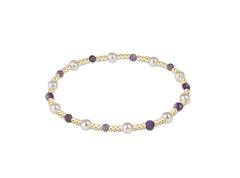 Pearl Sincerity Pattern 4mm Bead Bracelet