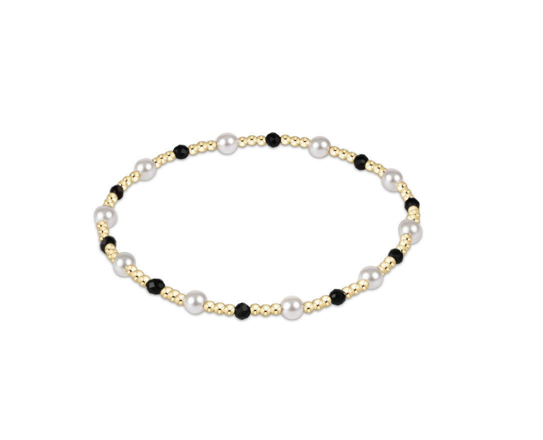 Pearl Sincerity Pattern 4mm Bead Bracelet