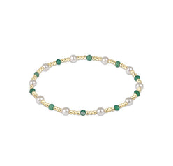 Pearl Sincerity Pattern 4mm Bead Bracelet