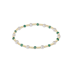 Pearl Sincerity Pattern 4mm Bead Bracelet