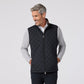 Mizzen+Main Brentwood Quilted Vest in Black