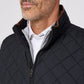 Mizzen+Main Brentwood Quilted Vest in Black