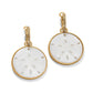 Del Mar Charm Hoop Earrings