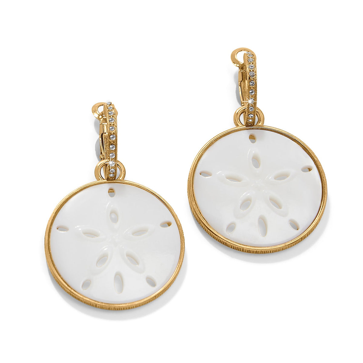 Del Mar Charm Hoop Earrings