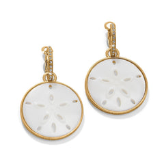 Del Mar Charm Hoop Earrings