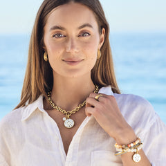 Del Mar Charm Stretch Bracelet