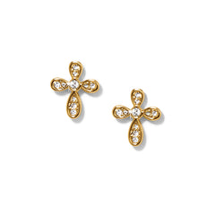 Enchanting Cross Post Earrings