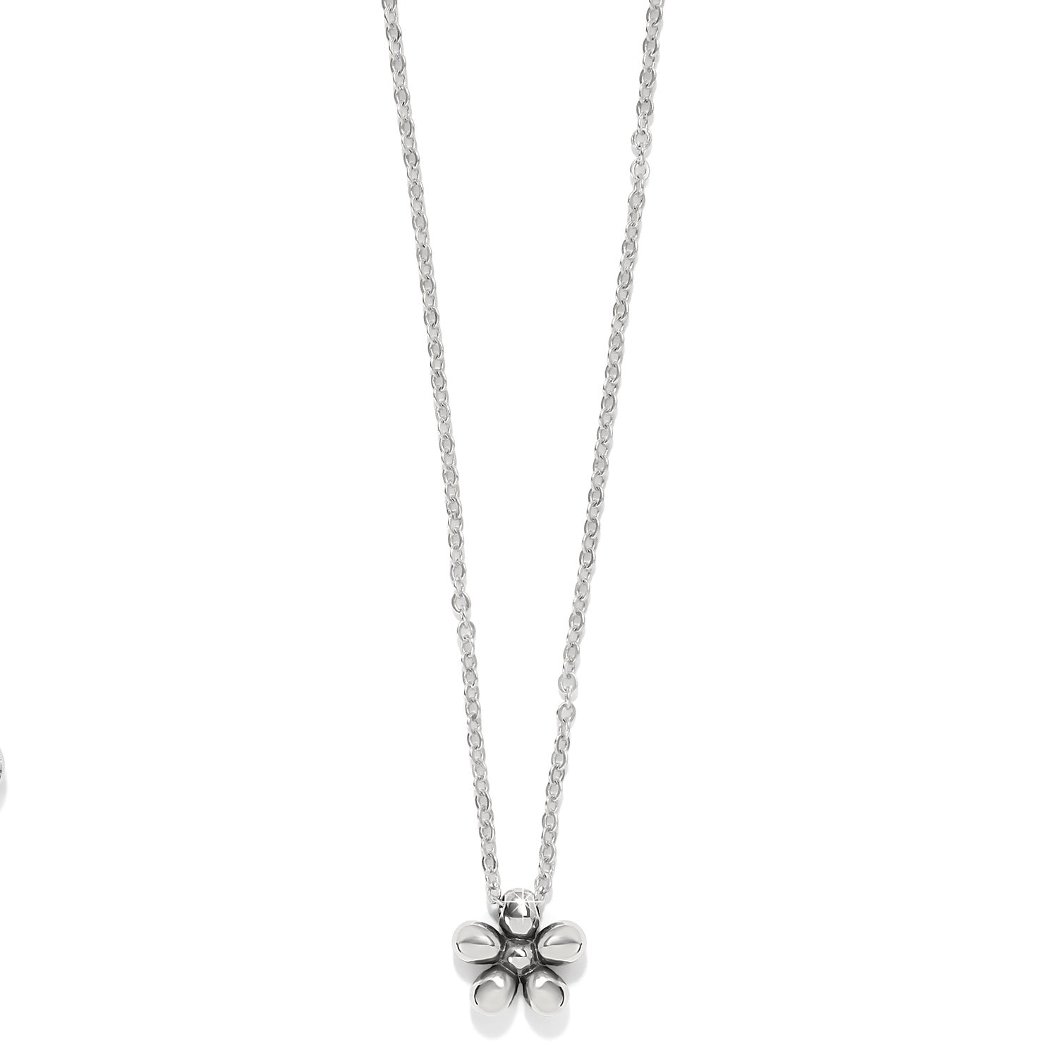 Enchanting Flower Silver Necklace