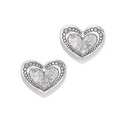 Fashionista Heart Post Earrings
