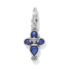 Fleur Di Lis Cross Charm