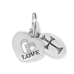 Hearts Of Faith Charm
