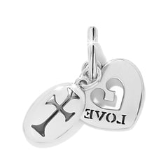 Hearts Of Faith Charm