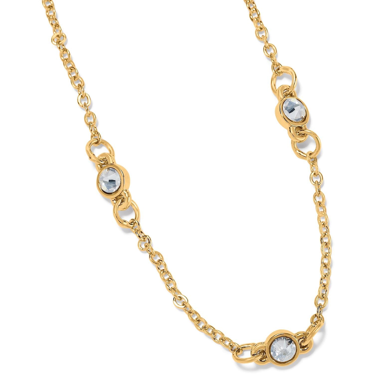 Brighton Illumina Petite Gold Collar Necklace.