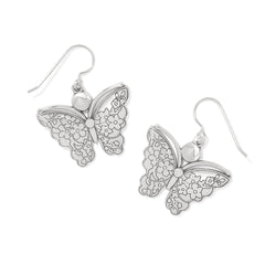 Kyoto In Bloom Indigo Butterfly Earrings