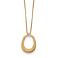 Meridian Geo Open Ring Pendant Necklace