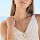 Meridian Geo Open Ring Pendant Necklace