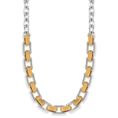 Mosaic Two Tone Links Necklace