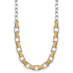 Mosaic Two Tone Links Necklace