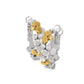 Pebble Edge Small Hoop Earrings