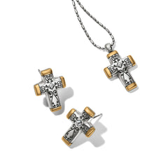 Venezia Cross Reversible Necklace
