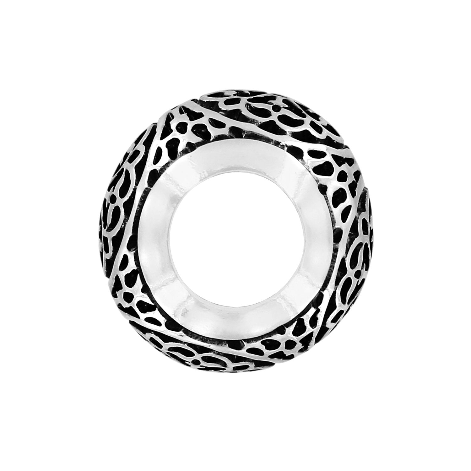 Ferrara Silver Bead Side View