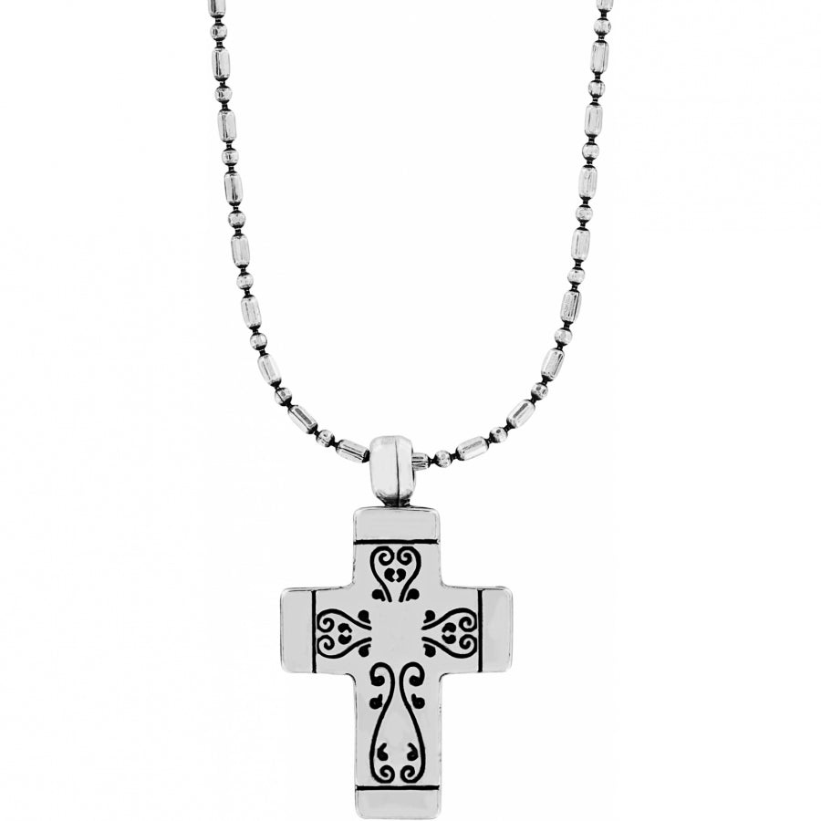 Venezia Petite Cross Necklace Back View