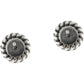 Gold Magic Mini Post Earrings Back View