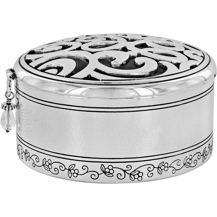 Skribbel Round Trinket Box side view