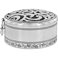 Skribbel Round Trinket Box side view