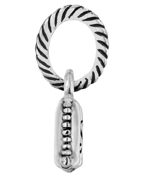 Alphabet Charm Letter N Side View