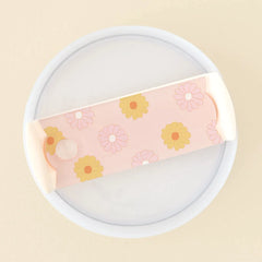 Tumbler Lid Tag (Daisy)
