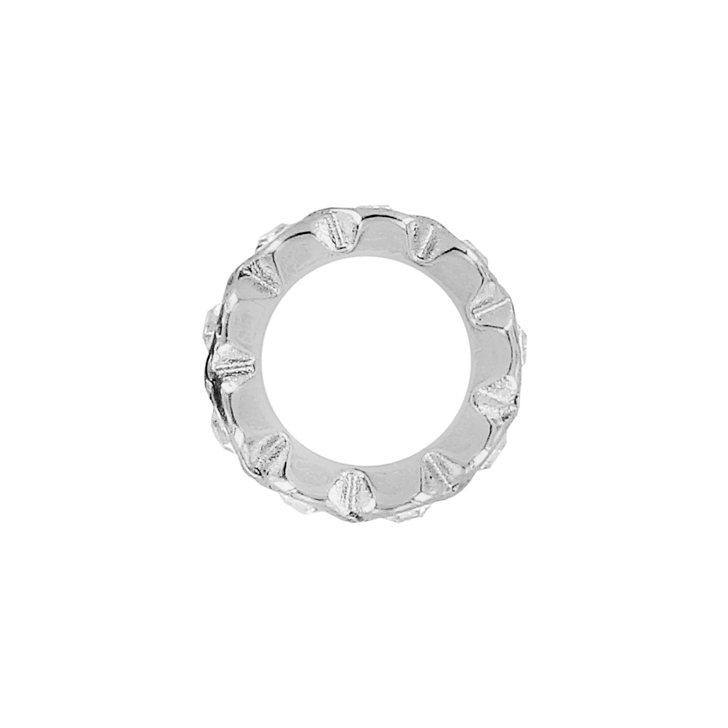 Infinity Silver Spacer Side View 